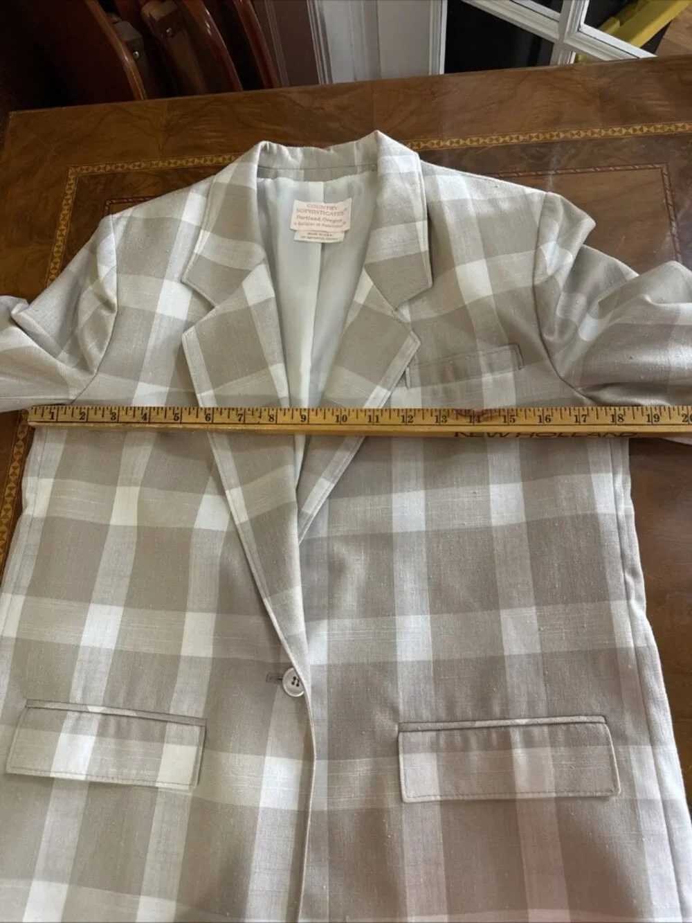 Vintage Pendleton Country Sophisticates Check Blazer Womens 10 Classic Heritage